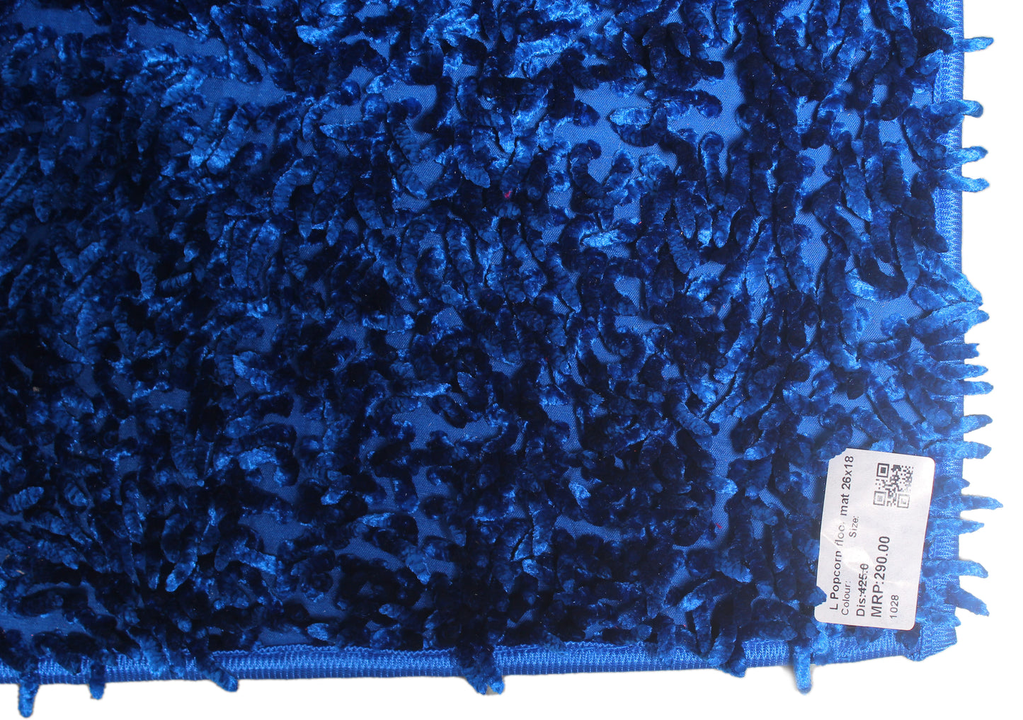 Low Popcorn Floor Mat Blue 26X 18 Inches