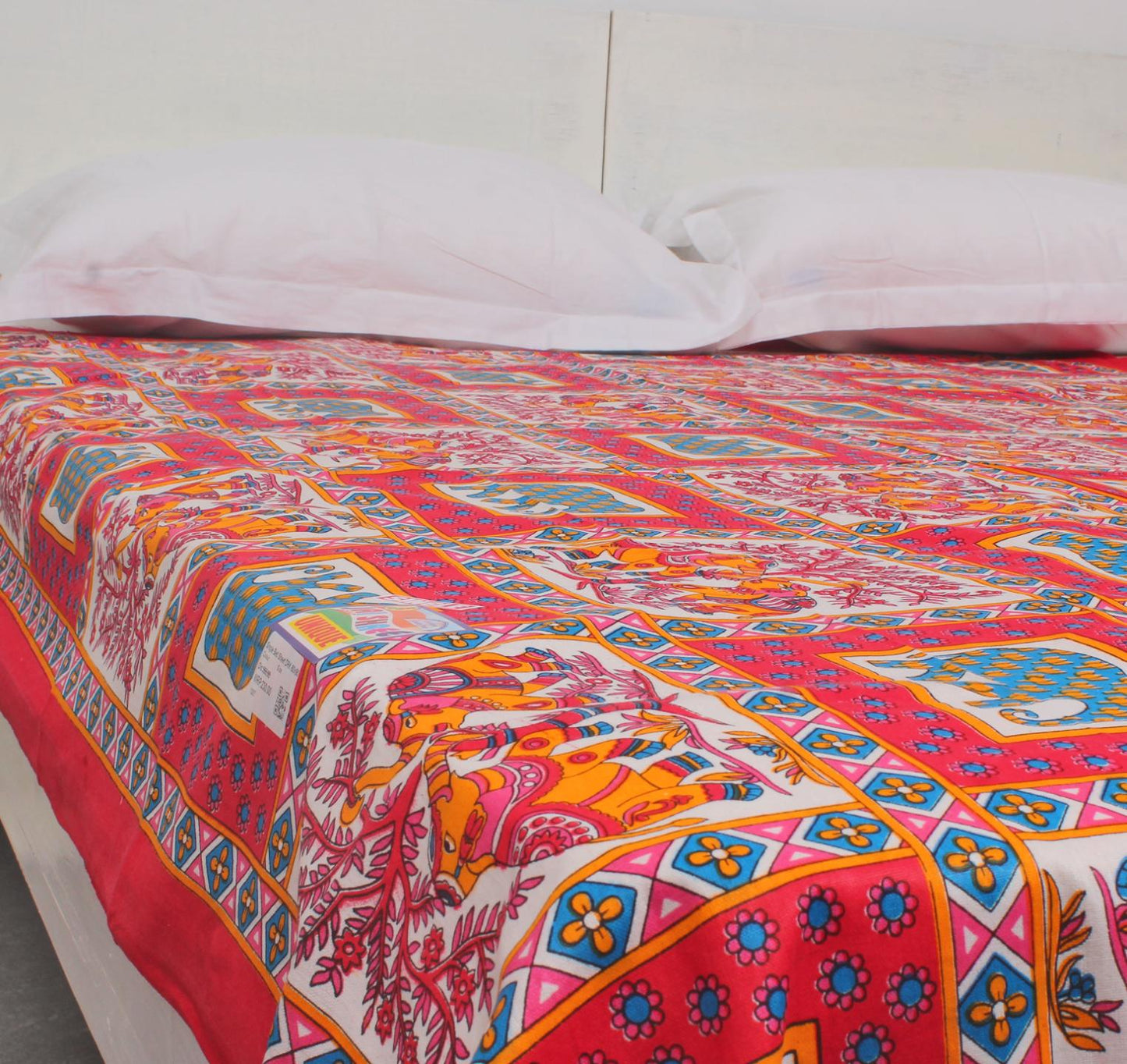 Elephant Printed Single Bedsheet 60 X 90 Inches