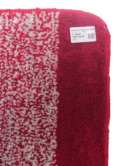 Compressed Popcorn Floor Red Mat 30 X 20 Inches