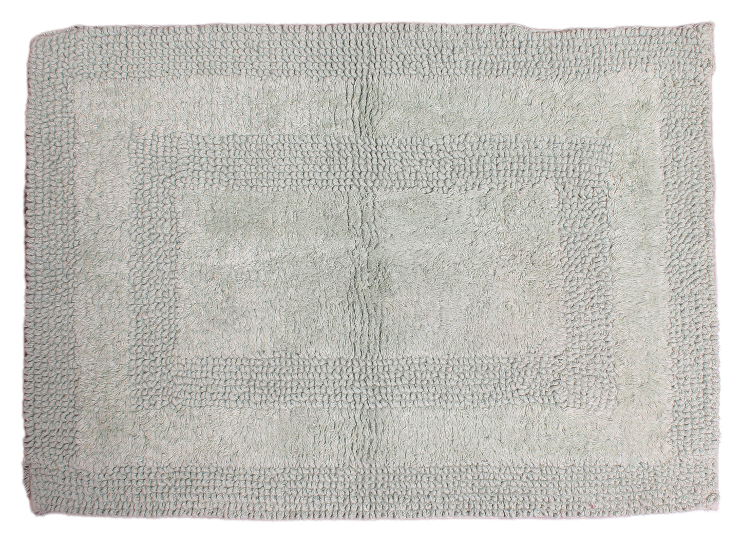 Double Sided Popcorn Floor Mat Light Green 25 X 26 Inches