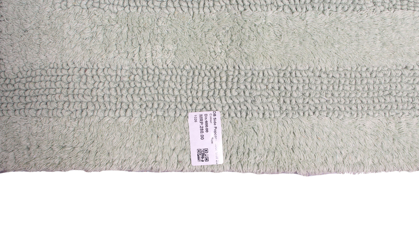 Double Sided Popcorn Floor Mat Light Green 25 X 26 Inches