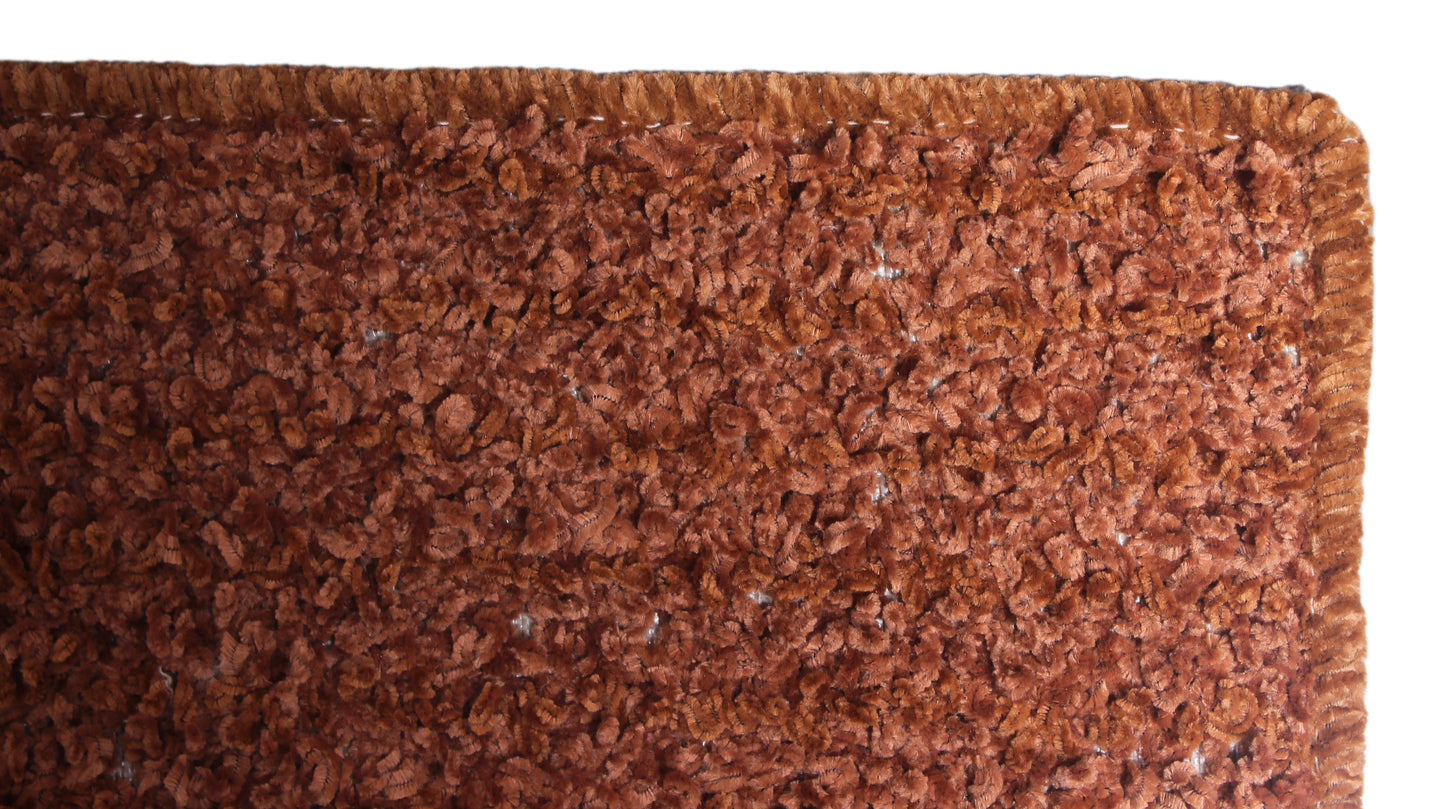 Medium Popcorn Floor Mat Brown 30 X 20 Inches