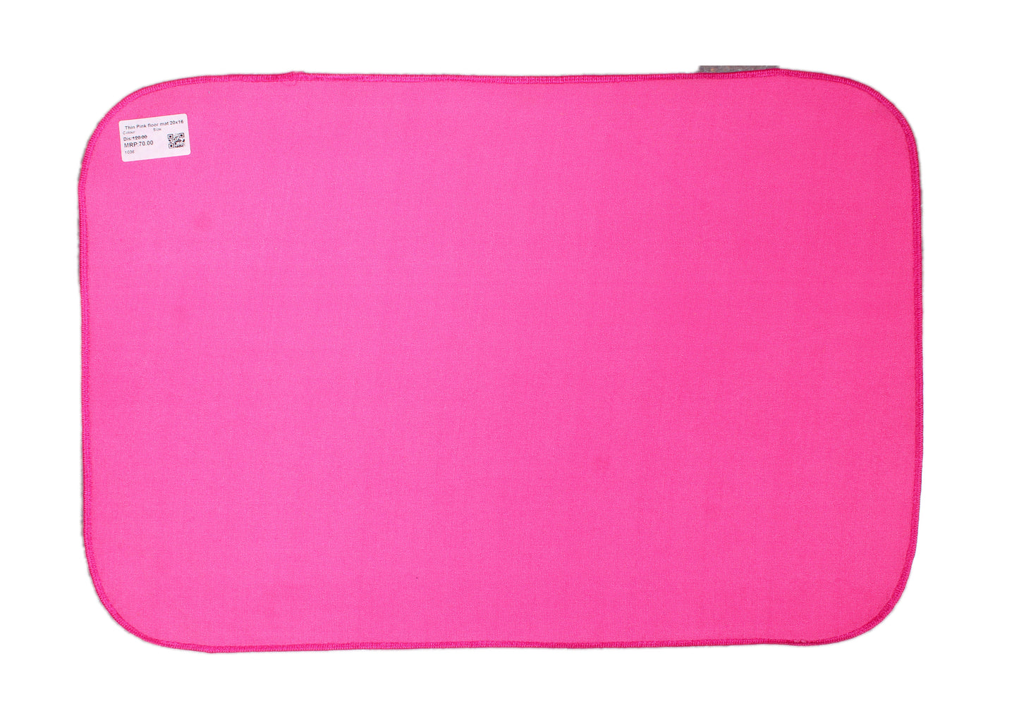 Thin Floor Mat Pink Color 20 X 16 Inches