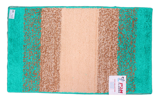 Compressed Texture Popcorn Floor Mutli Color Mat 30 X 18 Inches