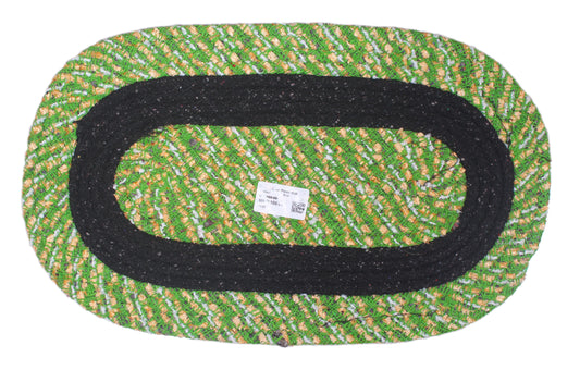 Oval Floor Mat 20 X 15 Inchesmulti Color