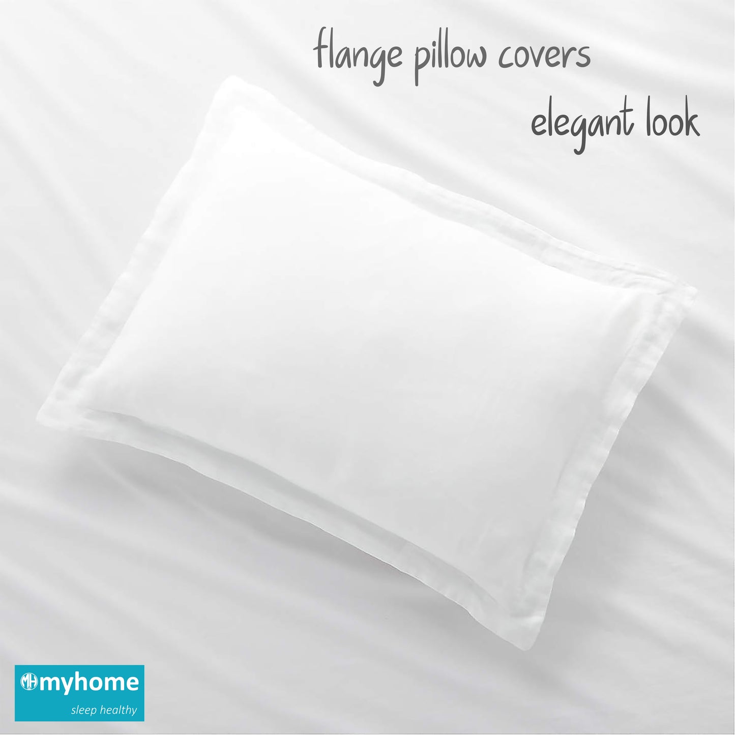 Double Bed Flat sheet set includes 2 pillow covers