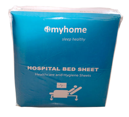 Hospital Green Stripe Bed Sheet 60 x 100 with Pillow Cover